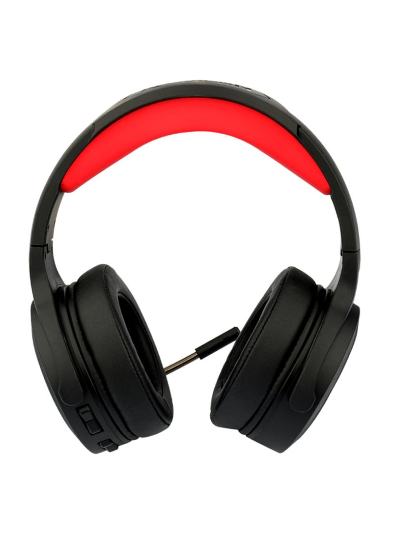H818 Pro Pelops Wireless Gaming Headphones, 40mm High-Density, Built-In Volume Adjustment, 7.1 Surround Sound, 3.5mm x 2 Gold-Plated Pin