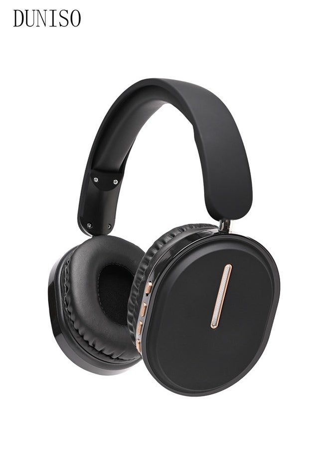 Bluetooth Headphones Over Ear Wireless Headphones with Detachable Microphone HiFi Stereo Foldable Lightweight Headset, Deep Bass for Home Office Cellphone PC