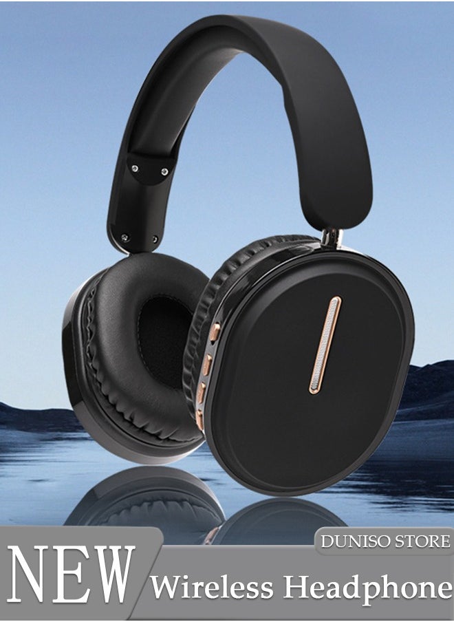 Bluetooth Headphones Over Ear Wireless Headphones with Detachable Microphone HiFi Stereo Foldable Lightweight Headset, Deep Bass for Home Office Cellphone PC