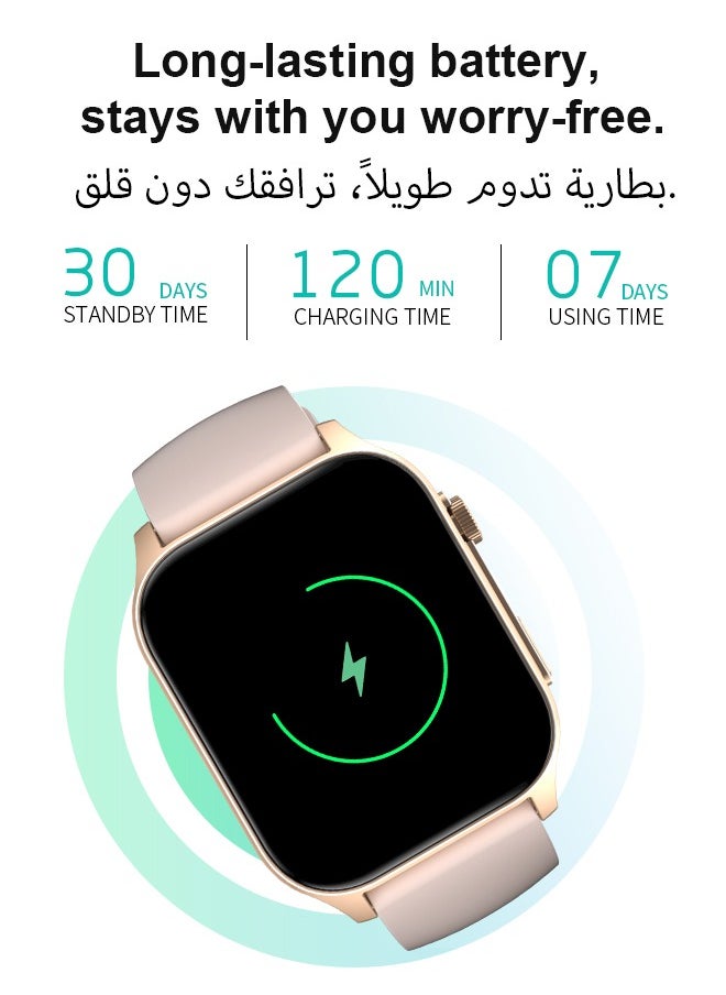 Korean Brand X5S Smart Watch,Business Smartwatch,Waterproof Fitness Watch, Bluetooth Calling,Smart Watch For Men, Zinc Alloy Vacuum Plating, Heart Rate Monitoring,Smartwatch for Women
