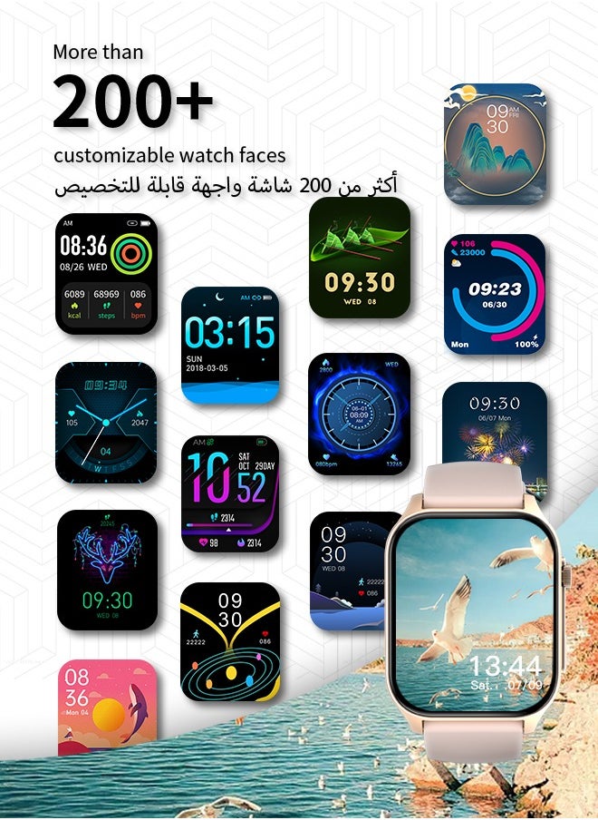 Korean Brand X5S Smart Watch,Business Smartwatch,Waterproof Fitness Watch, Bluetooth Calling,Smart Watch For Men, Zinc Alloy Vacuum Plating, Heart Rate Monitoring,Smartwatch for Women