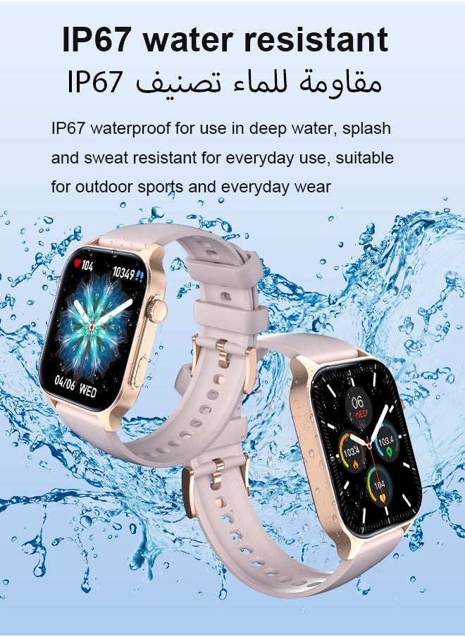Korean Brand X5S Smart Watch,Business Smartwatch,Waterproof Fitness Watch, Bluetooth Calling,Smart Watch For Men, Zinc Alloy Vacuum Plating, Heart Rate Monitoring,Smartwatch for Women