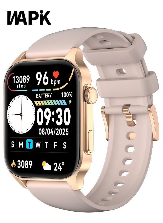 Korean Brand X5S Smart Watch,Business Smartwatch,Waterproof Fitness Watch, Bluetooth Calling,Smart Watch For Men, Zinc Alloy Vacuum Plating, Heart Rate Monitoring,Smartwatch for Women