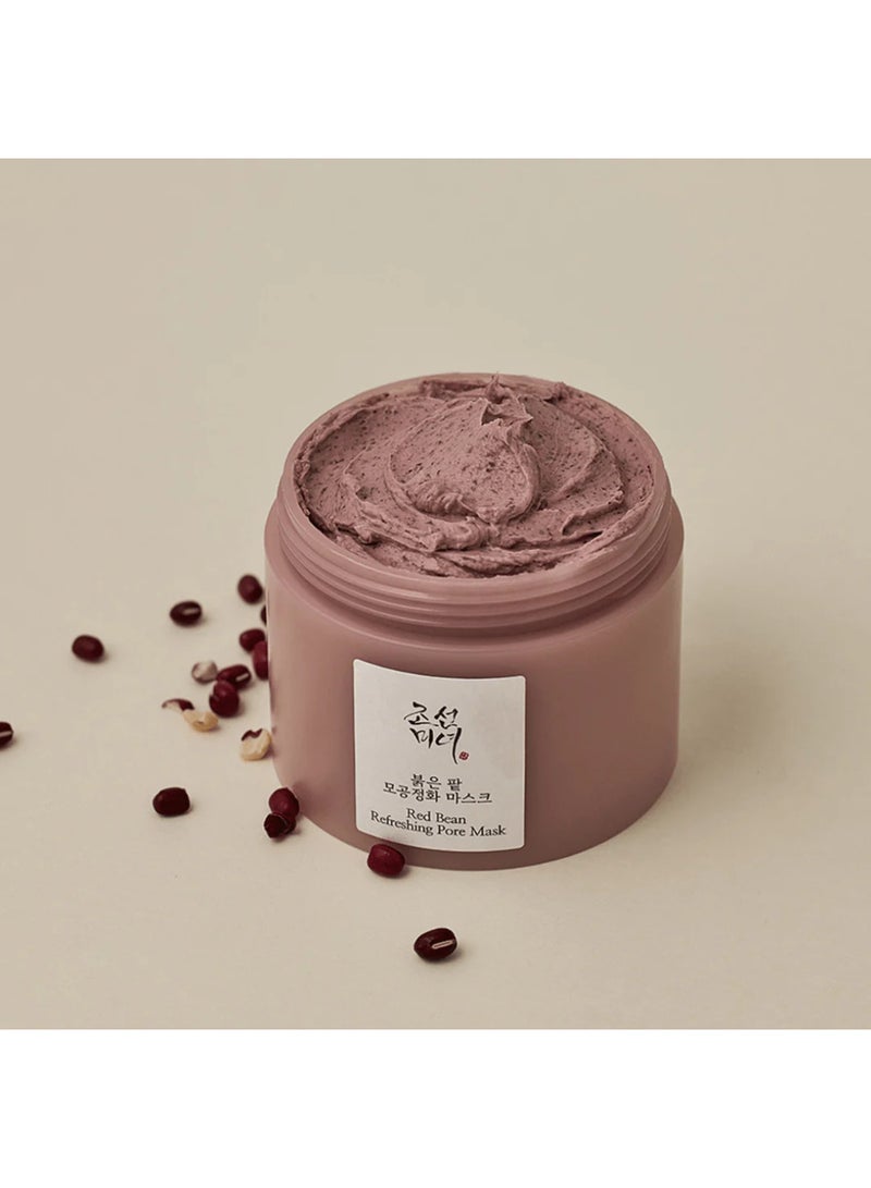 Red Bean Refreshing Pore Mask - Deep Cleansing and Pore-Minimizing Face Mask - 140ml (4.73 fl. oz.) - Purifies Skin, Removes Impurities, and Tightens Pores for a Smooth, Clear Complexion 140ml