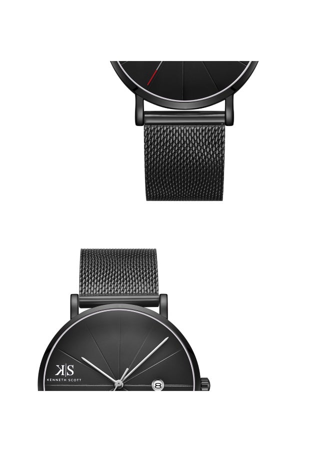Men's Stainless Steel Analog Watch K22013-BMBB - 40 mm