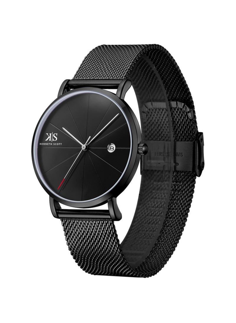 Men's Stainless Steel Analog Watch K22013-BMBB - 40 mm