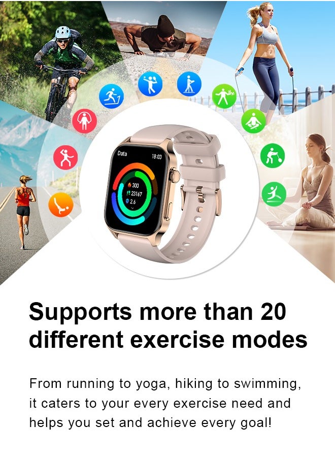 Korean Brand X5S Smart Watch,Business Smartwatch,Waterproof Fitness Watch, Bluetooth Calling,Smart watch for Men, Zinc Alloy Vacuum Plating, Heart Rate Monitoring,Smart watch for women Gold