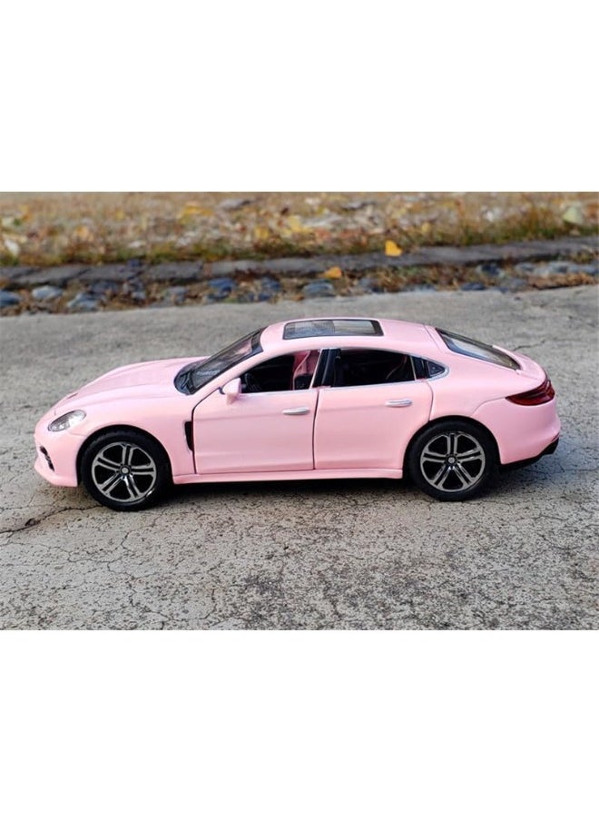 1:32 Scale Simulation of Porsche Panamera Diecast Model Car – Pull-Back Alloy Sports Car Toy with Light & Sound – Toy for Kids & Adults
