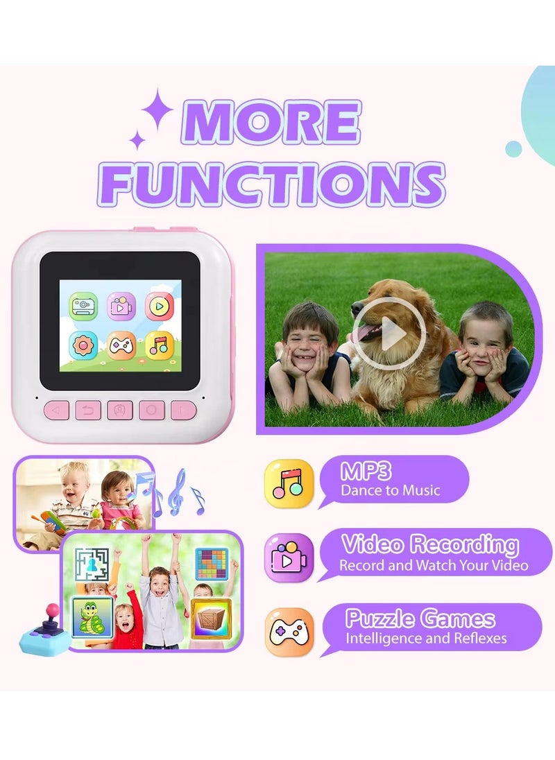 CP02 Kids Instant Print Camera with 2.4
