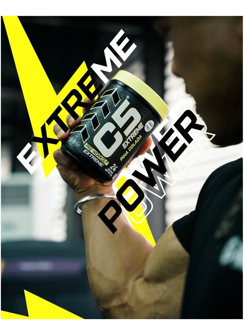 Pre Workout Powder 24 Servings Sugar Free Zero Calories 200mg High Caffeine