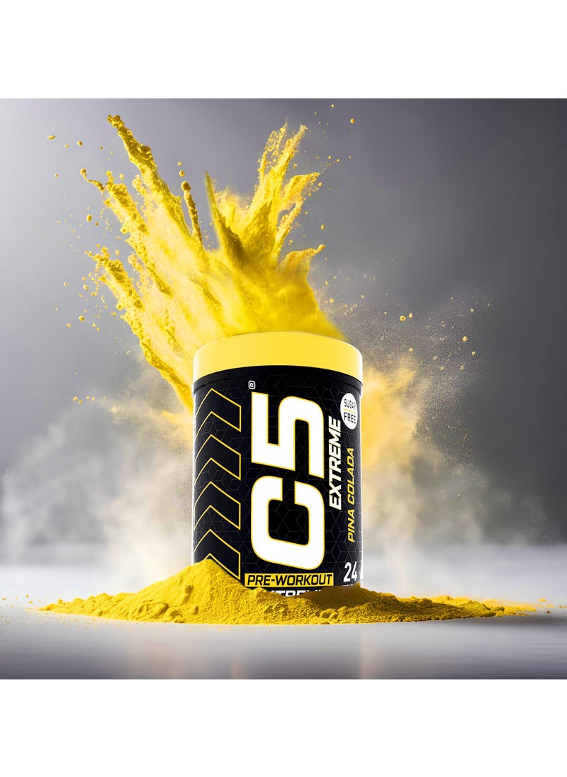 Pre Workout Powder 24 Servings Sugar Free Zero Calories 200mg High Caffeine