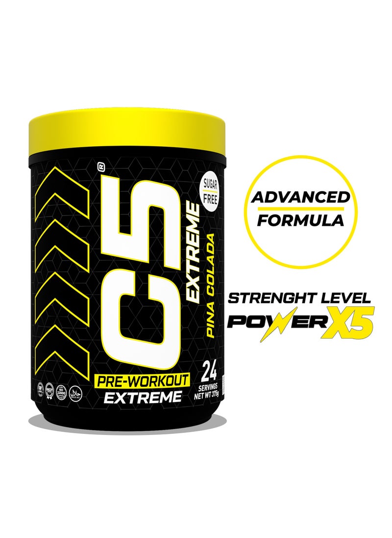Pre Workout Powder 24 Servings Sugar Free Zero Calories 200mg High Caffeine