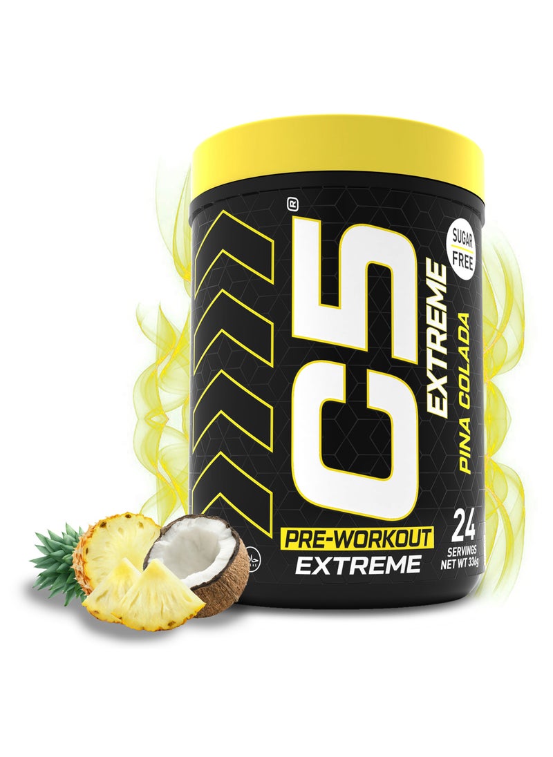 Pre Workout Powder 24 Servings Sugar Free Zero Calories 200mg High Caffeine