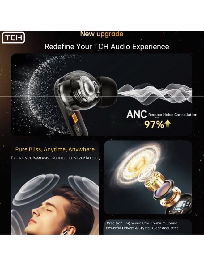 D6 Sound Hunt TWS Wireless Earbuds Noise Cancellation– Hybrid 6