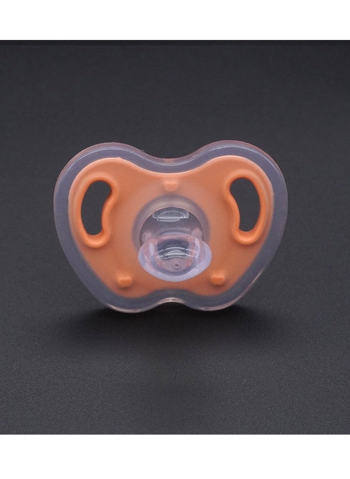 4 Packs Of Baby Silicone Pacifiers Newborn Daily & Night Use Pacifier Teething Toys For Newborn 0-36 Month Simulation Breast Milk Soft And Solid Feeling