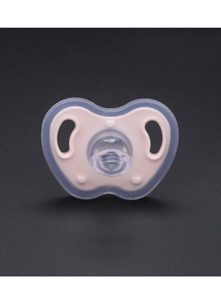 4 Packs Of Baby Silicone Pacifiers Newborn Daily & Night Use Pacifier Teething Toys For Newborn 0-36 Month Simulation Breast Milk Soft And Solid Feeling