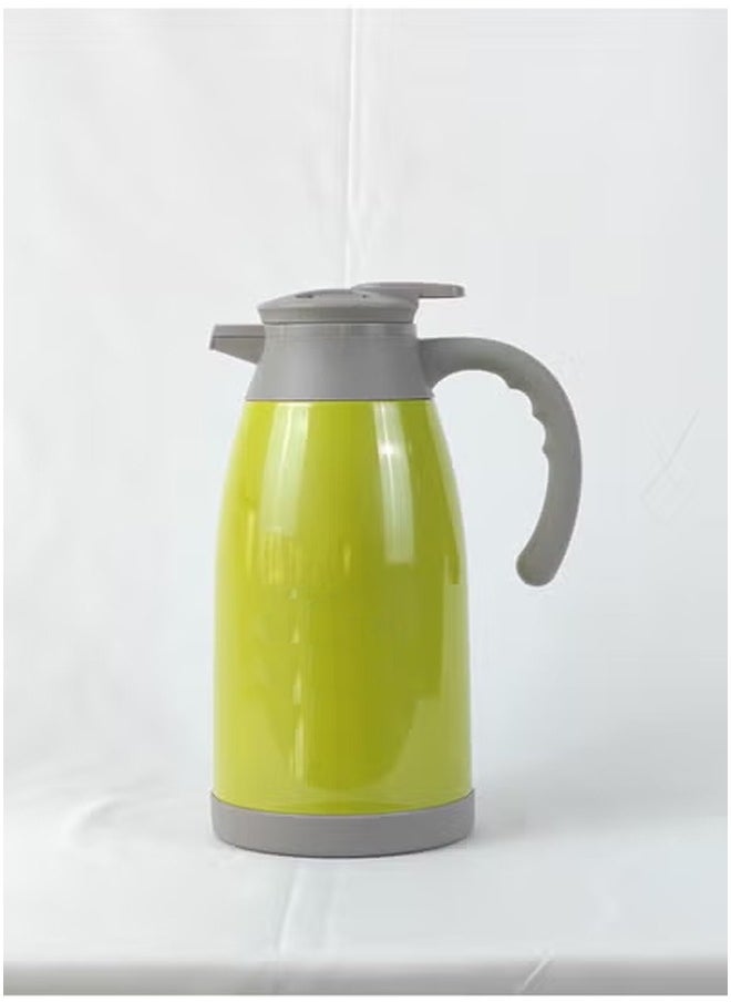 Household Pot Thermos Coffee Jug Double Wall Airtight Sealed Vacuum Flask Tea Carafe Heat Retention Thermal Insulated Thermos for Coffee Tea Hot Water 1.5 L/2 L/2.5 L