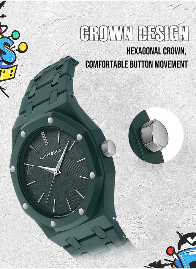 Watch Minimalist Polycarbonate Waterproof Wristwatch for Men & Women Luminous Casual Design Lightweight and Perfect for Everyday Wear