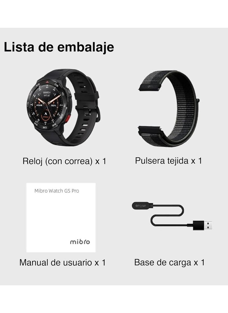 Mibro Smart Watch GS Pro (Black) - 1.43