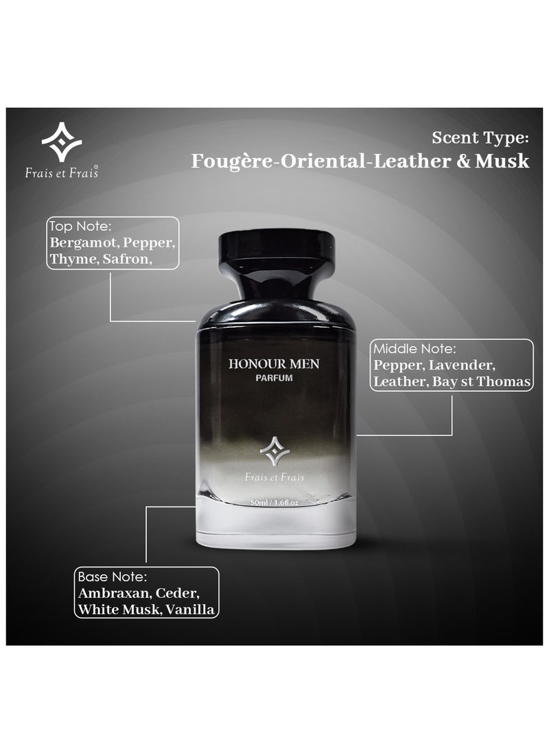 Frais Et Frais Honour Men Perfume 50ml - EDP - For Him