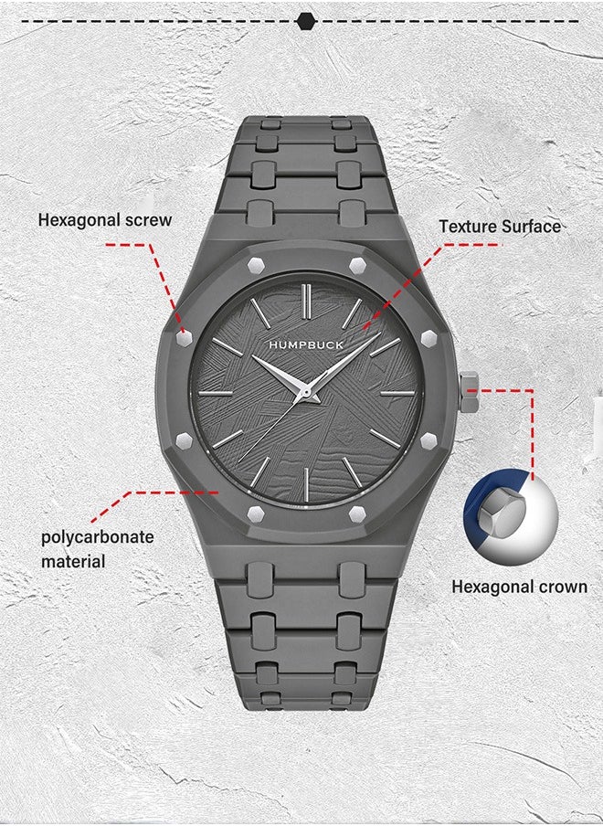 Plastic Watch Lightweight Polycarbonate Waterproof Wristwatch Minimalist Casual Design for Men & Women Durable for Sports