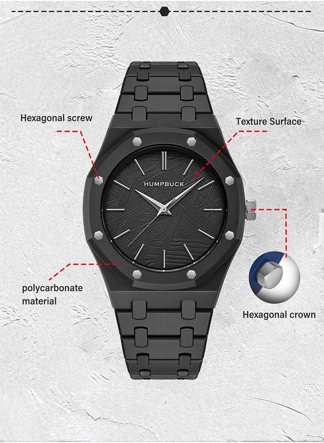 Plastic Watch Polycarbonate Waterproof Wristwatch for Men & Women Lightweight Minimalist Design for Outdoor Activities