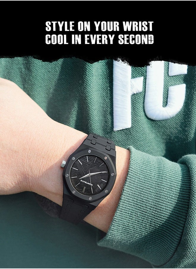 Plastic Watch Polycarbonate Waterproof Wristwatch for Men & Women Lightweight Minimalist Design for Outdoor Activities