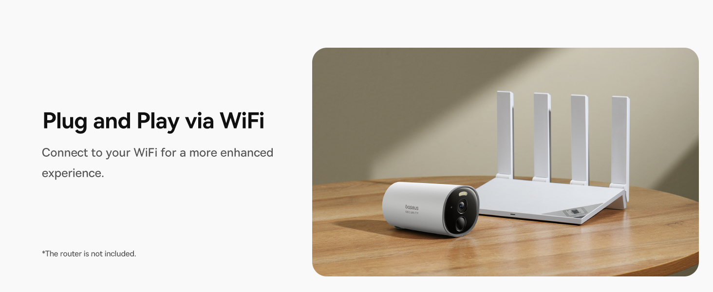Outdoor Wireless Security Camera, B1 SoloCam 2K, 145° Wide Viewing Angle, 210 Days Battery Life, IP67 Waterproof Rating, 8GB Built-in Local Storage, Color Night Vision, No Monthly Subscription Fee, Works with Google Assistant and Amazon Alexa, Remote Management via APP
