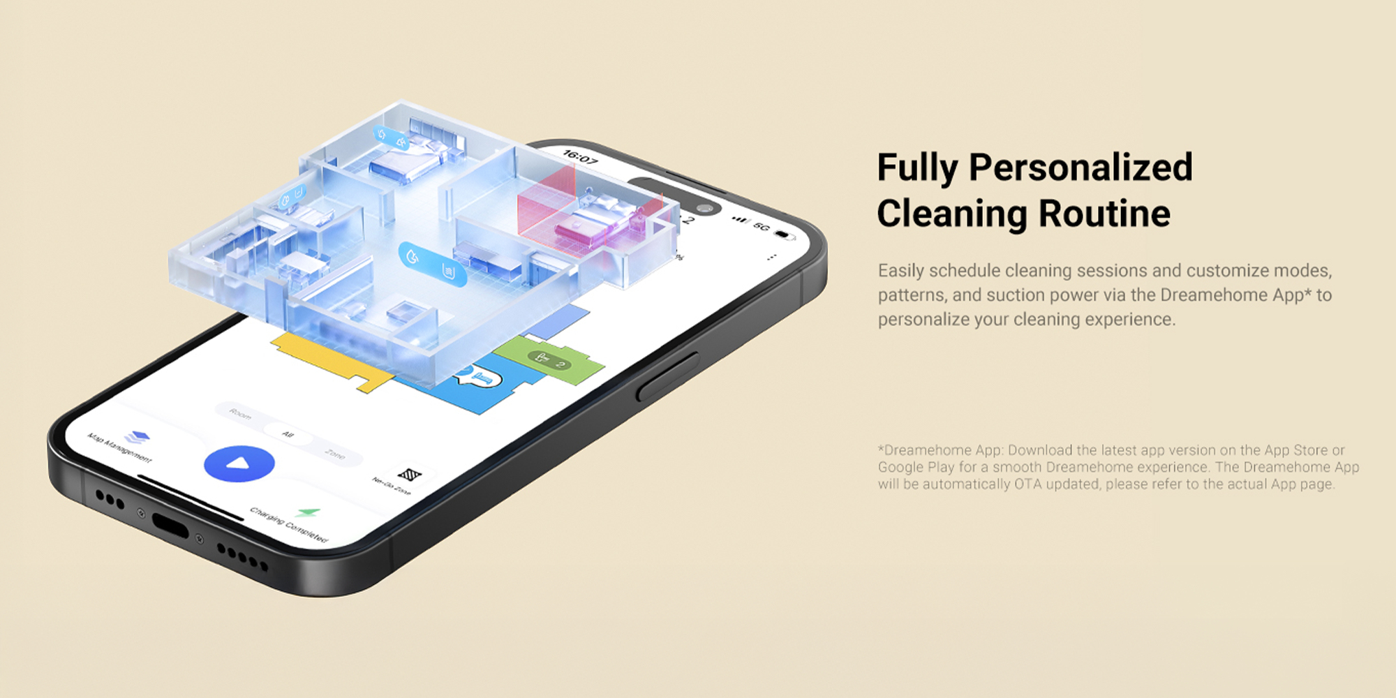 D9 Max Gen 2 Robot Vacuum Cleaner with Mop, 6000Pa Robot Vacuum Cleaner, LDS Navigation, Multiple Maps, Suitable for Floors/Carpets/Pet Hair, WiFi/Alexa/APP Control, 2 Years Warranty 0.01 W D9 MAX Gen2 White