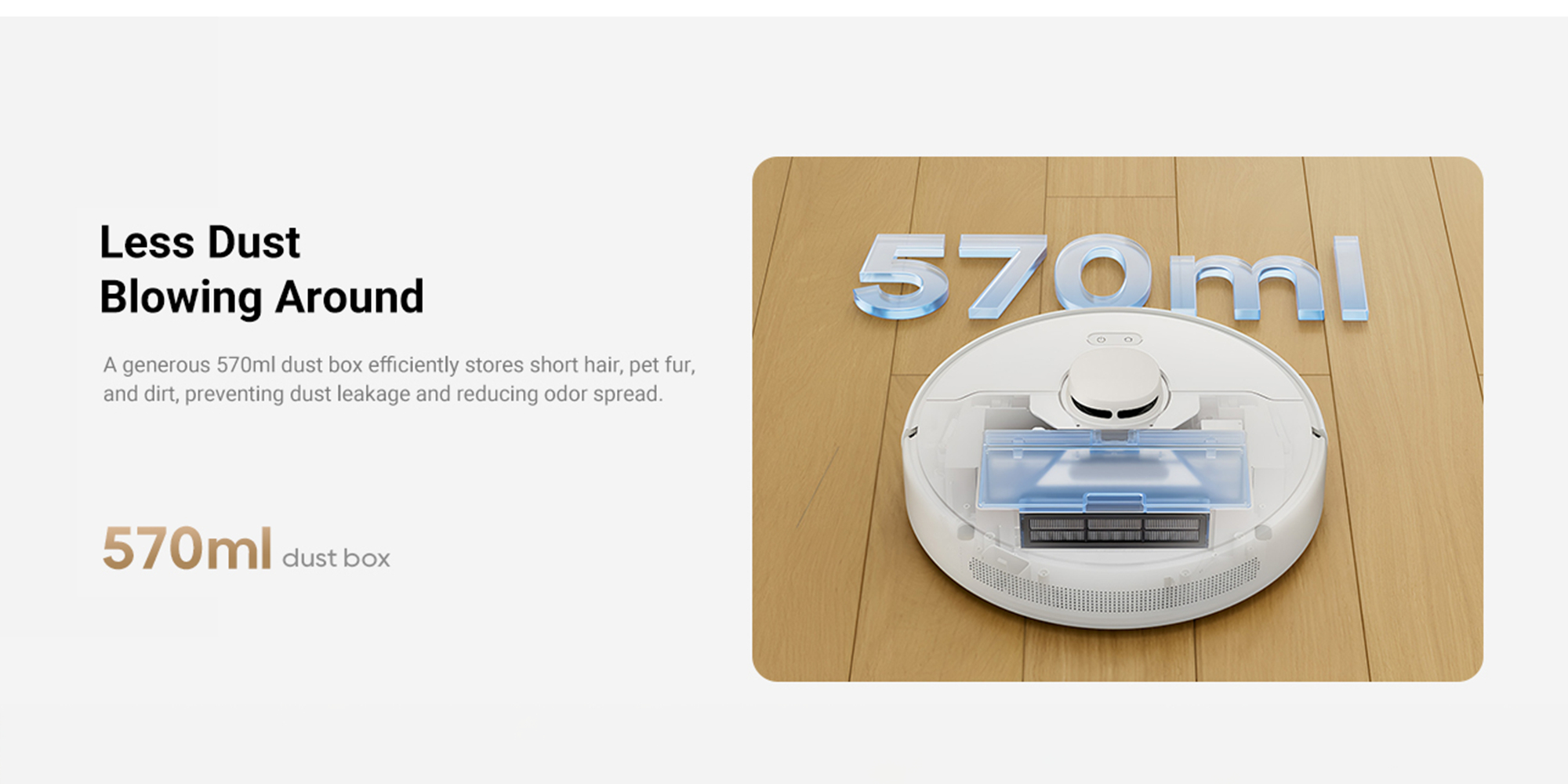 D9 Max Gen 2 Robot Vacuum Cleaner with Mop, 6000Pa Robot Vacuum Cleaner, LDS Navigation, Multiple Maps, Suitable for Floors/Carpets/Pet Hair, WiFi/Alexa/APP Control, 2 Years Warranty 0.01 W D9 MAX Gen2 White