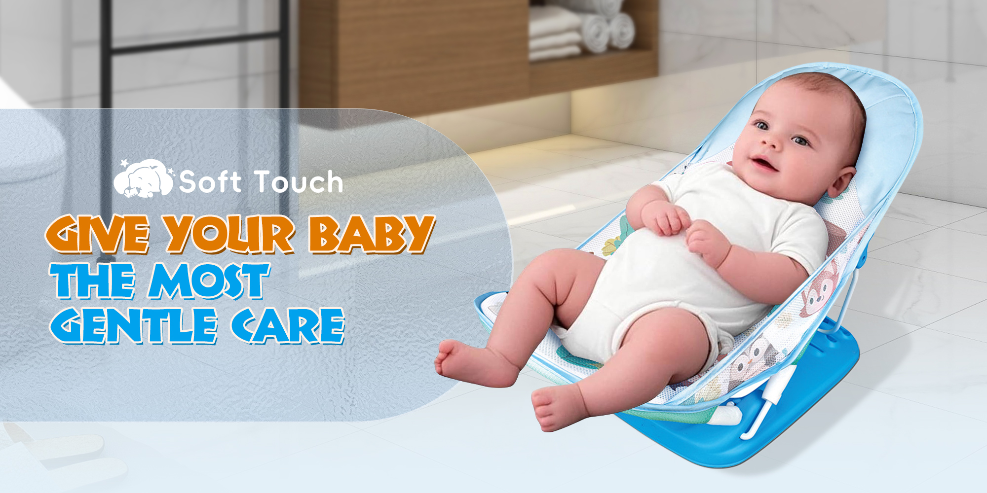 Portable Baby Shower Foldable Baby Bath Seat Chair Anti Slip Baby Bather for Babies 0-12 Months Baby Bathing Chair with 3 Position Adjustable and Washable Soft Mesh Seat