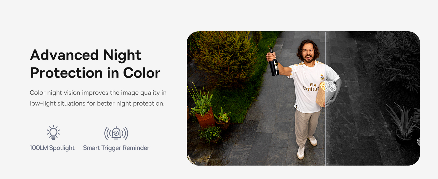 S1 Pro Outdoor Wireless Security Camera with Solar Panel & Auto Tilt, 3K Ultra HD, 145° Wide View, IP67 Waterproof, Color Night Vision, 16GB Storage, Supports Up to 16TB, Motion Detection, 2-Way Audio, 2-Camera Kit for Home & Outdoor Surveillance