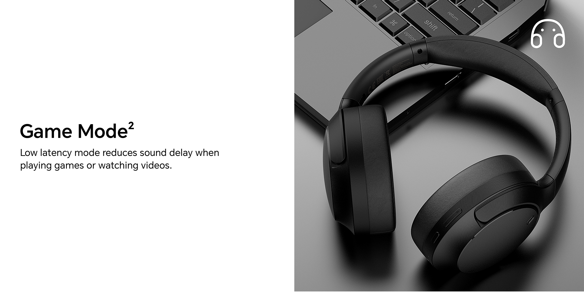 Choice Headphone, Wireless Over-Ear Bluetooth Headset, Dual Microphone Noise cancelling for clear calls, 80H Long Battery Life, Hi-Res Audio Certified, Black