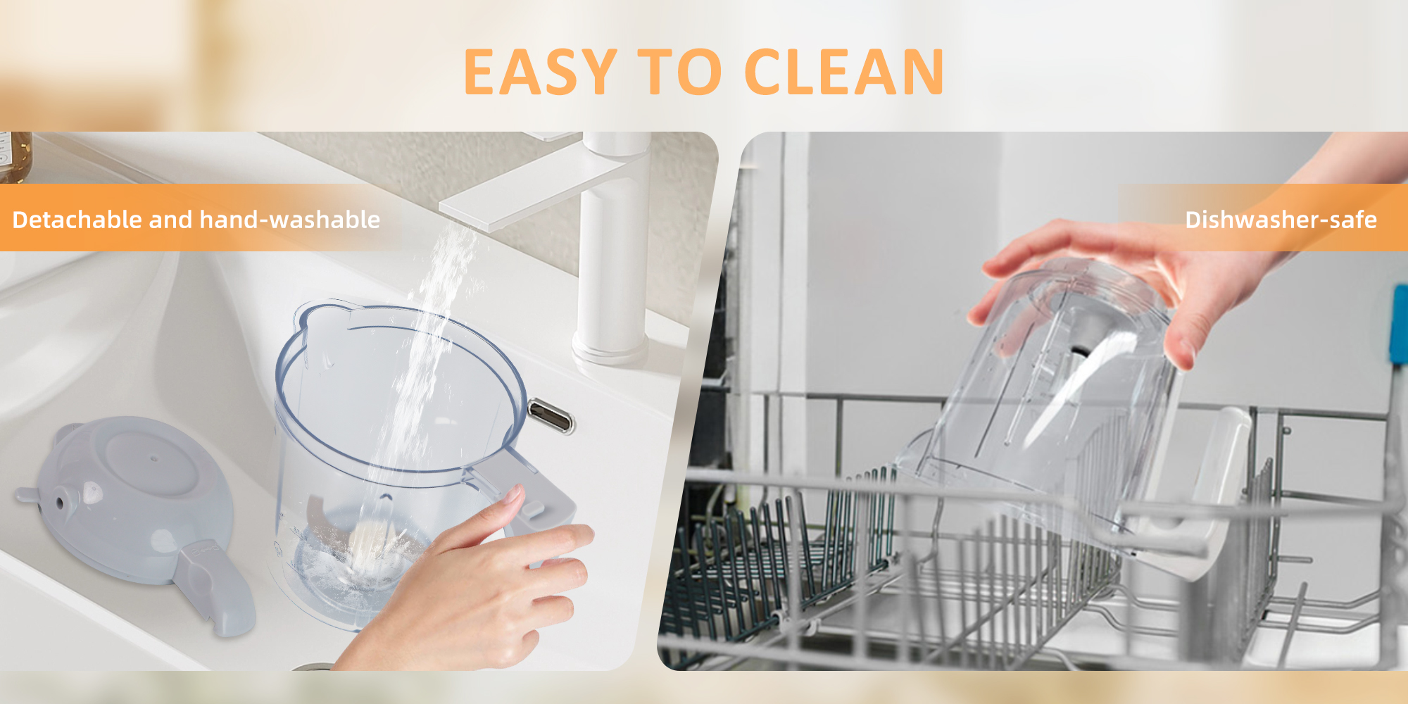 White Baby Food Maker Toddler Food Processor Baby Food Blender, Auto Cooking & Grinding, Steam Cook and Blender with Touch Screen Control