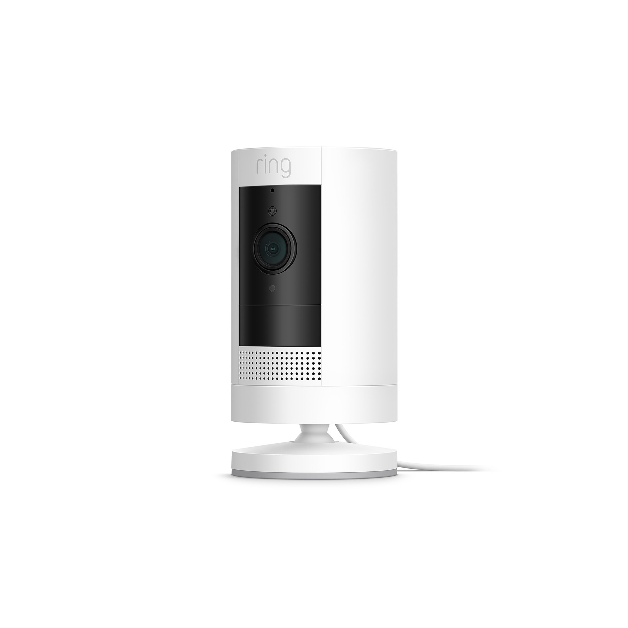 Ring Outdoor Camera Plug-In (Stick Up Cam) | HD outdoor Security Camera with 1080p video, Two-Way Talk, Wifi, Works with Alexa | alternative to CCTV system | 30-day free trial of Ring Home