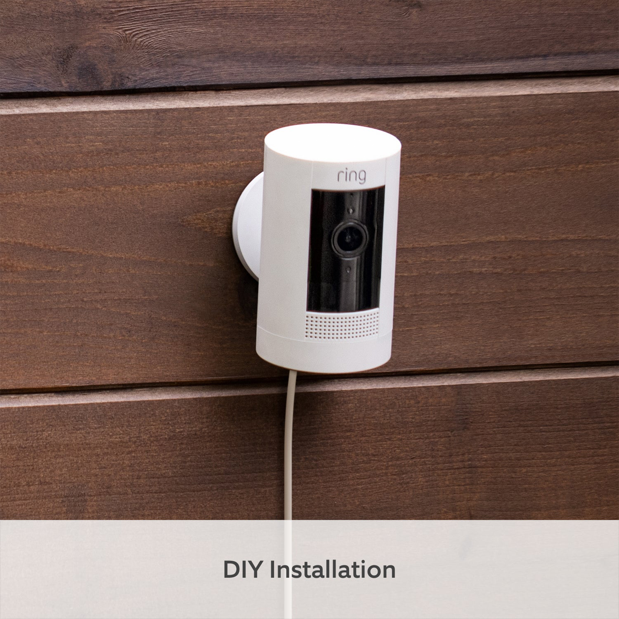 Ring Outdoor Camera Plug-In (Stick Up Cam) | HD outdoor Security Camera with 1080p video, Two-Way Talk, Wifi, Works with Alexa | alternative to CCTV system | 30-day free trial of Ring Home
