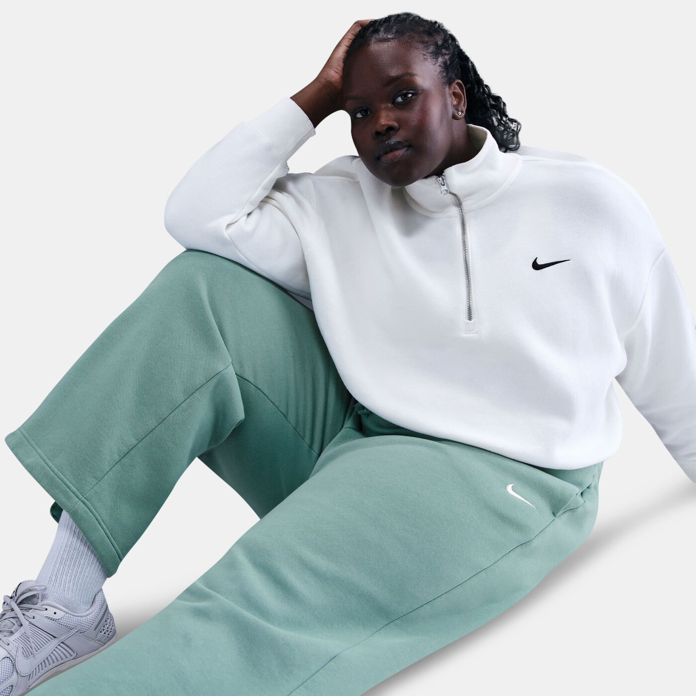 Women's Sportswear Phoenix Fleece Wide-Leg Sweatpants