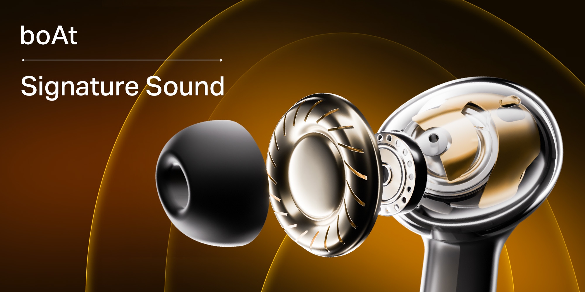 Nirvana Crystl TWS Earbuds with 360º Spatial Audio, Upto 32dB Active Noise Cancellation, 100hrs Playback, Multipoint Connection, 4 Mics with ENx™, boAt Adaptive EQ, In-Ear Detection And Fast Pair - Quantum Black