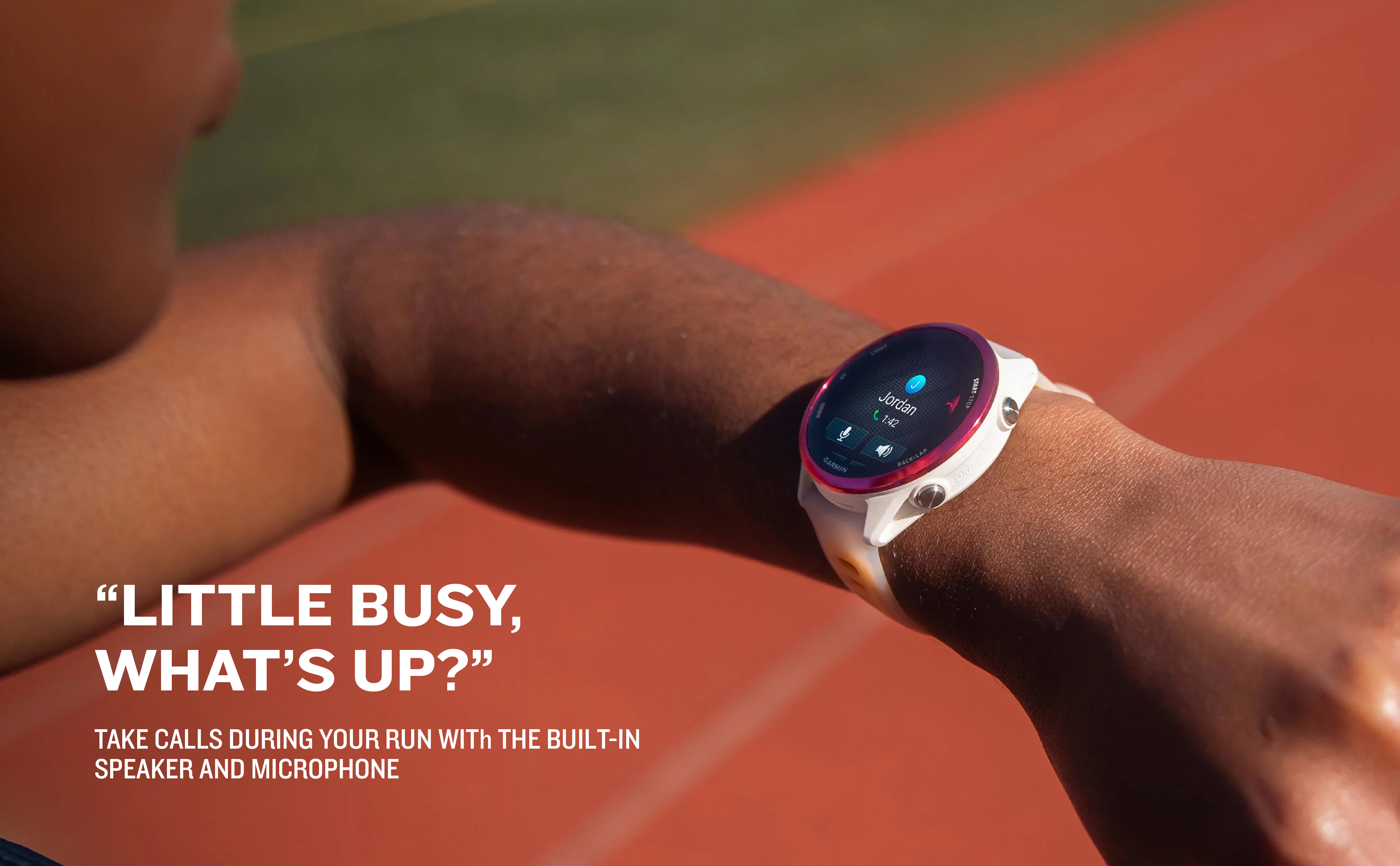 Forerunner 570 - 42MM - Cloud Blue Aluminium with Translucent  Whitestone / Cloud Blue Band - Up to 10 Days of  Battery life  - 1.2
