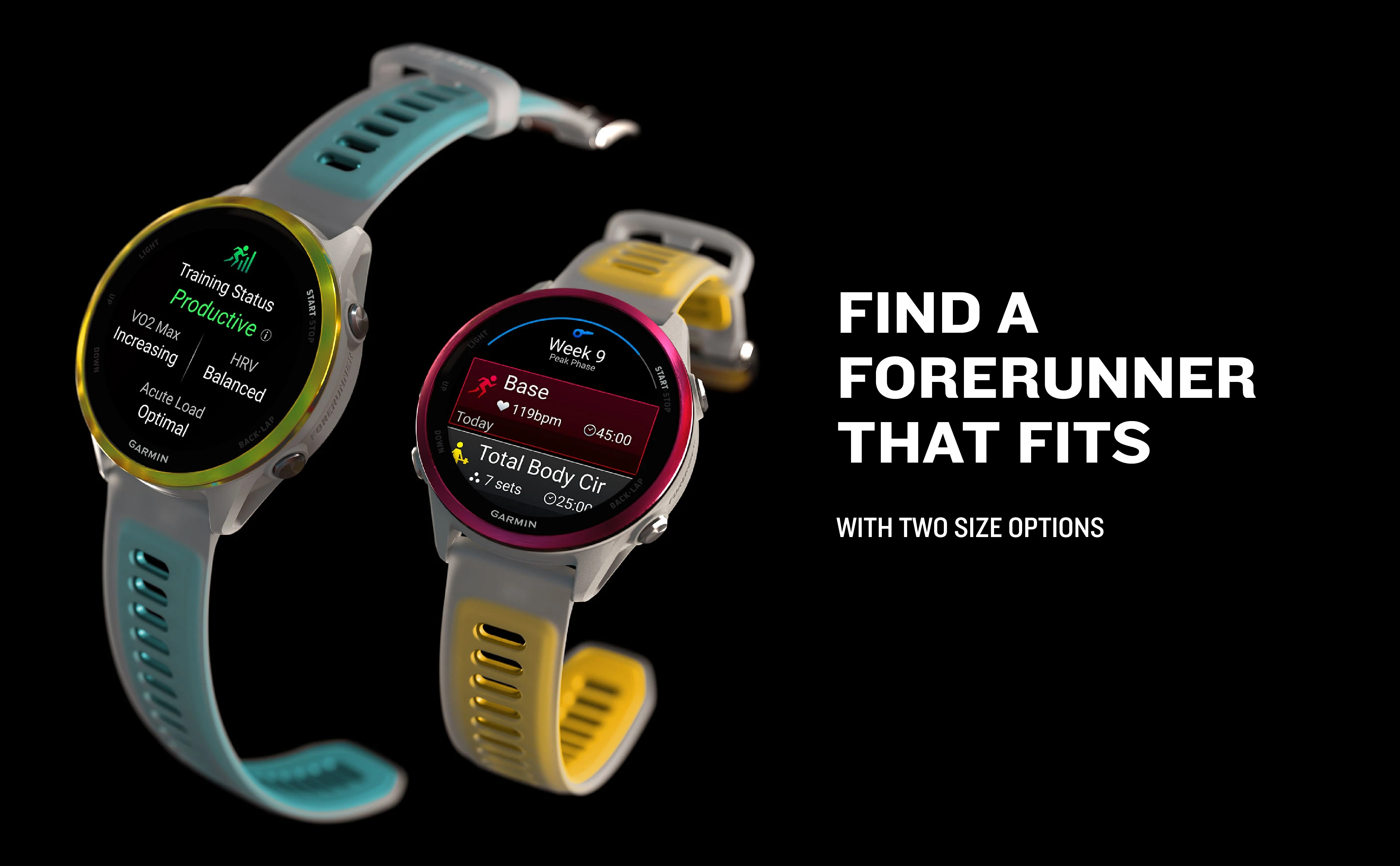 Forerunner 570 - 42MM - Cloud Blue Aluminium with Translucent  Whitestone / Cloud Blue Band - Up to 10 Days of  Battery life  - 1.2