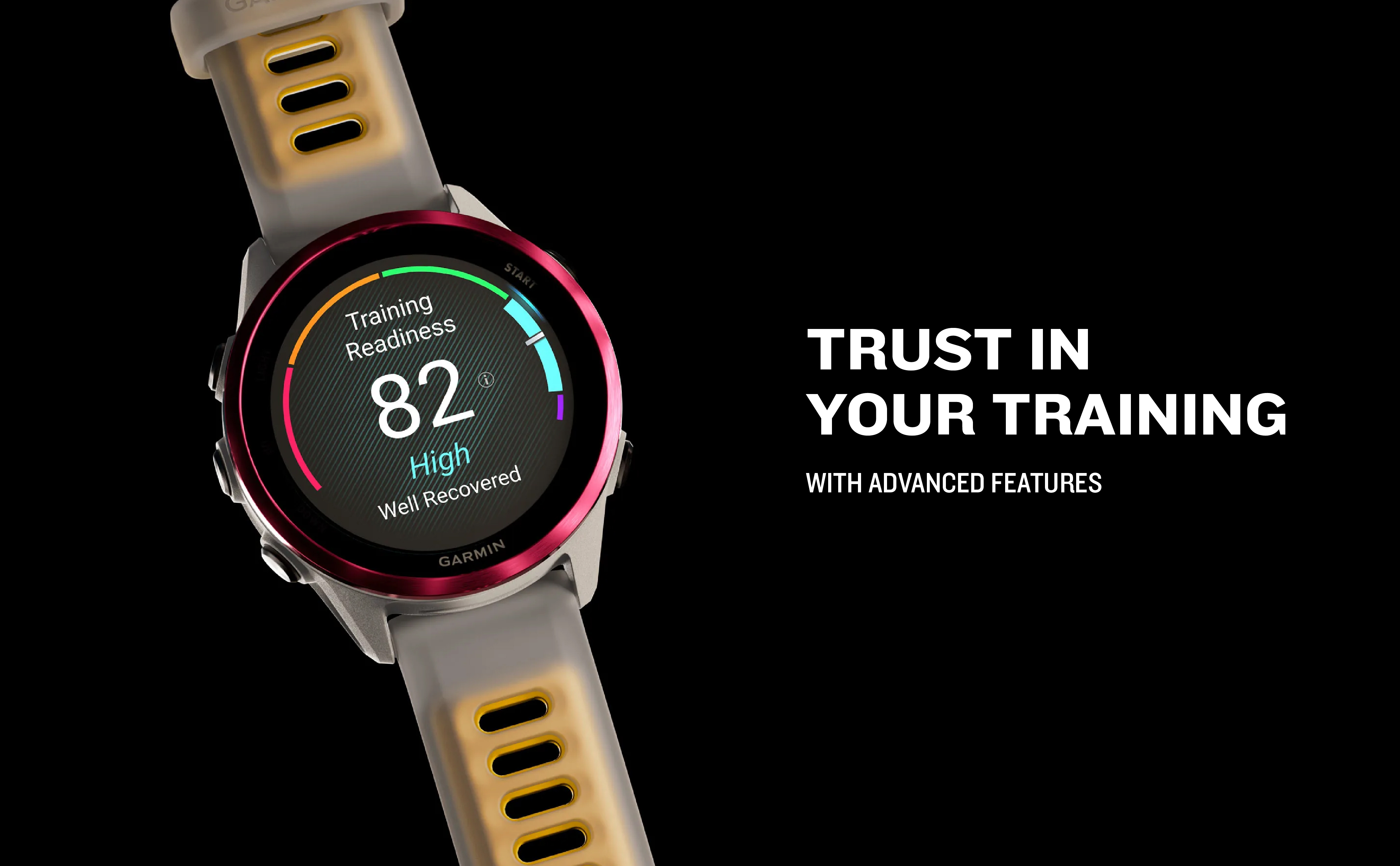 Forerunner 570 - 42MM - Cloud Blue Aluminium with Translucent  Whitestone / Cloud Blue Band - Up to 10 Days of  Battery life  - 1.2