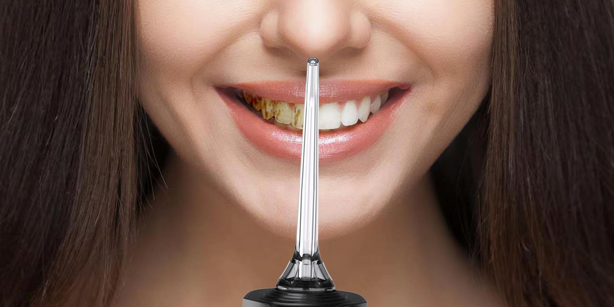 Water Flosser Teeth Pick: 5 Modes Cordless Water Dental Floss 300ML Portable Rechargeable IPX7 Waterproof Electric Water Flossing Cleaning Picks with 6 Jet Tips Oral Irrigator, Mint Green