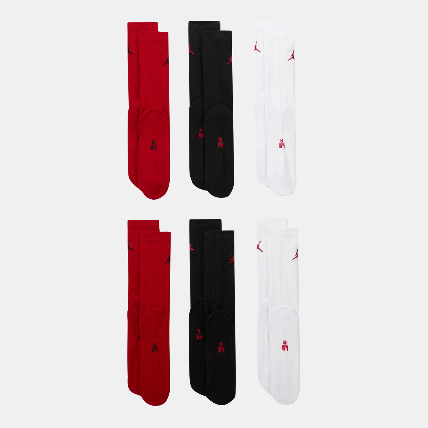 Everyday Cushioned Crew Socks (6 Pairs)