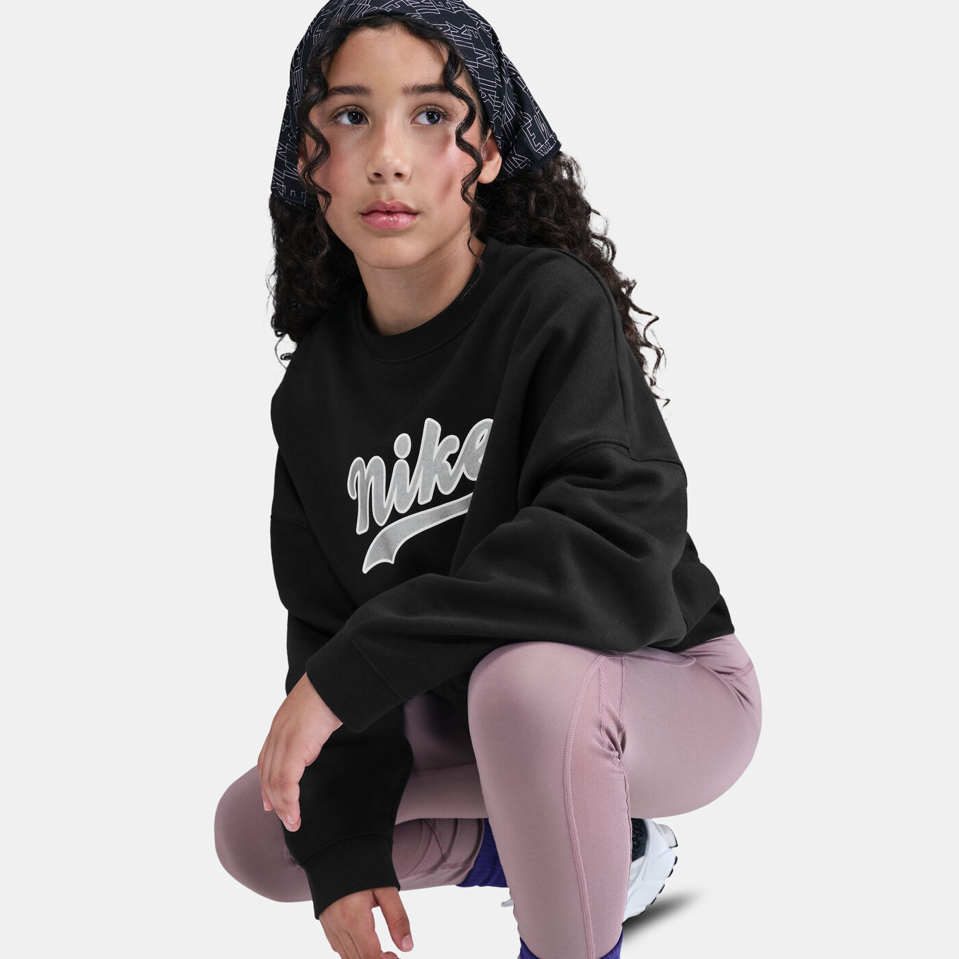 Kids' Sportswear Trend Fleece Cropped Hoodie