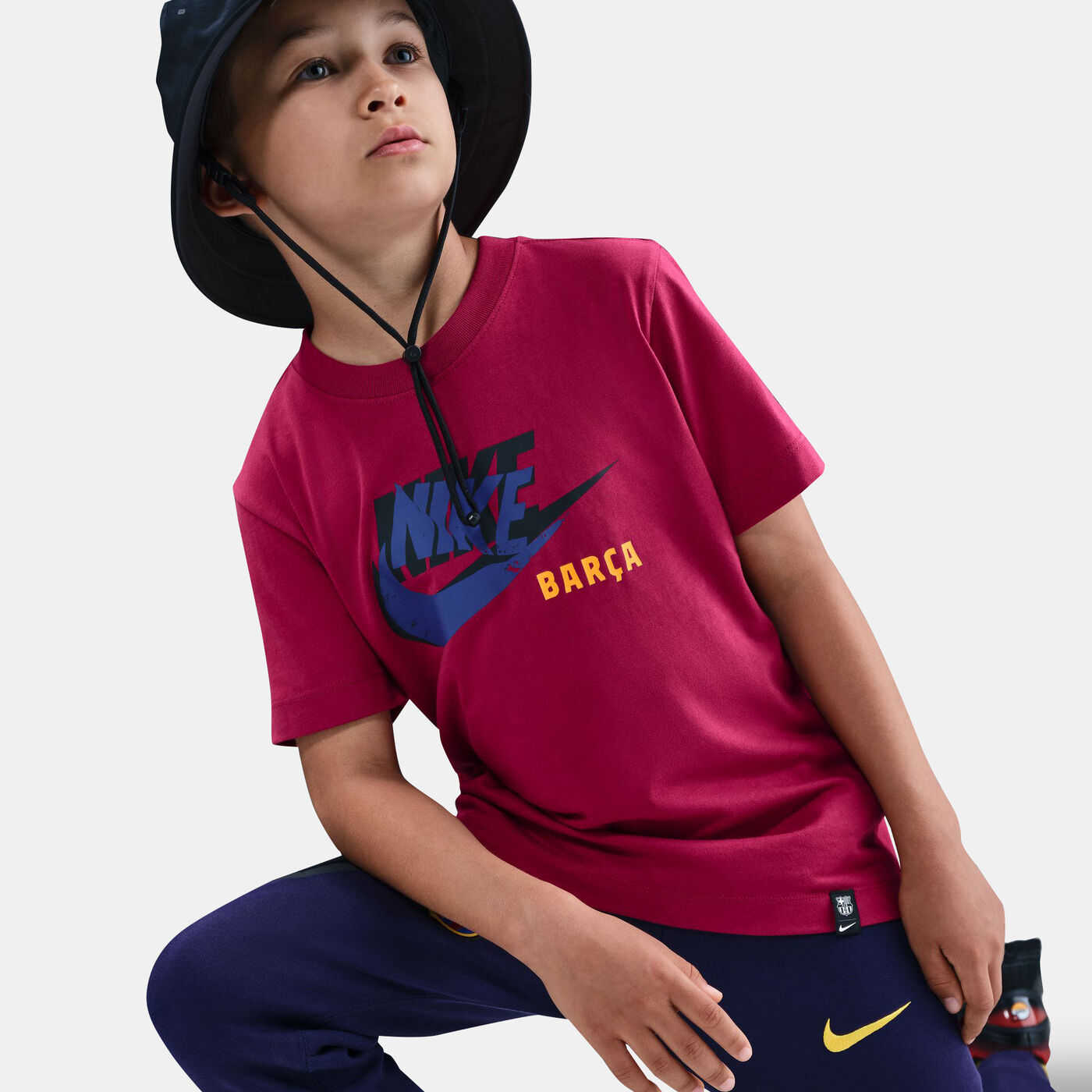 Kids' FC Barcelona Futura T-Shirt
