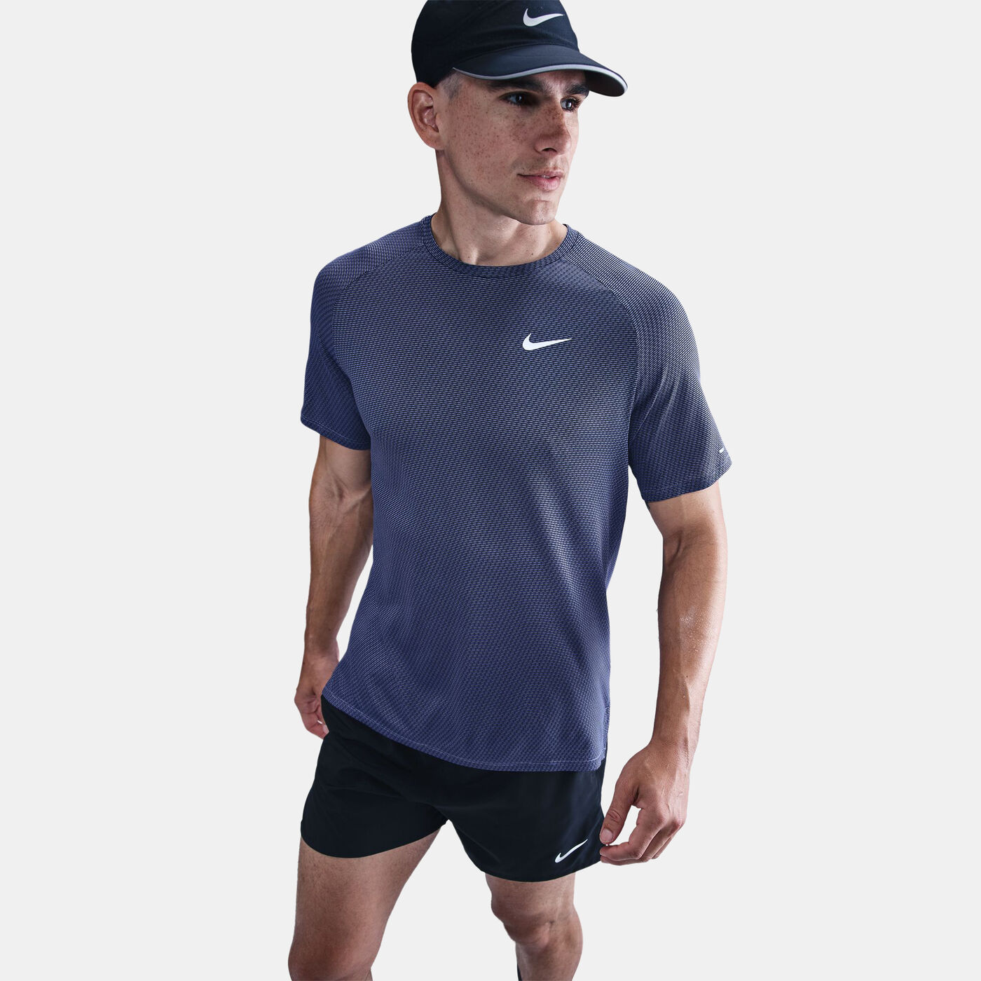 Men's Stride Dri-FIT Jacquard Running T-Shirt