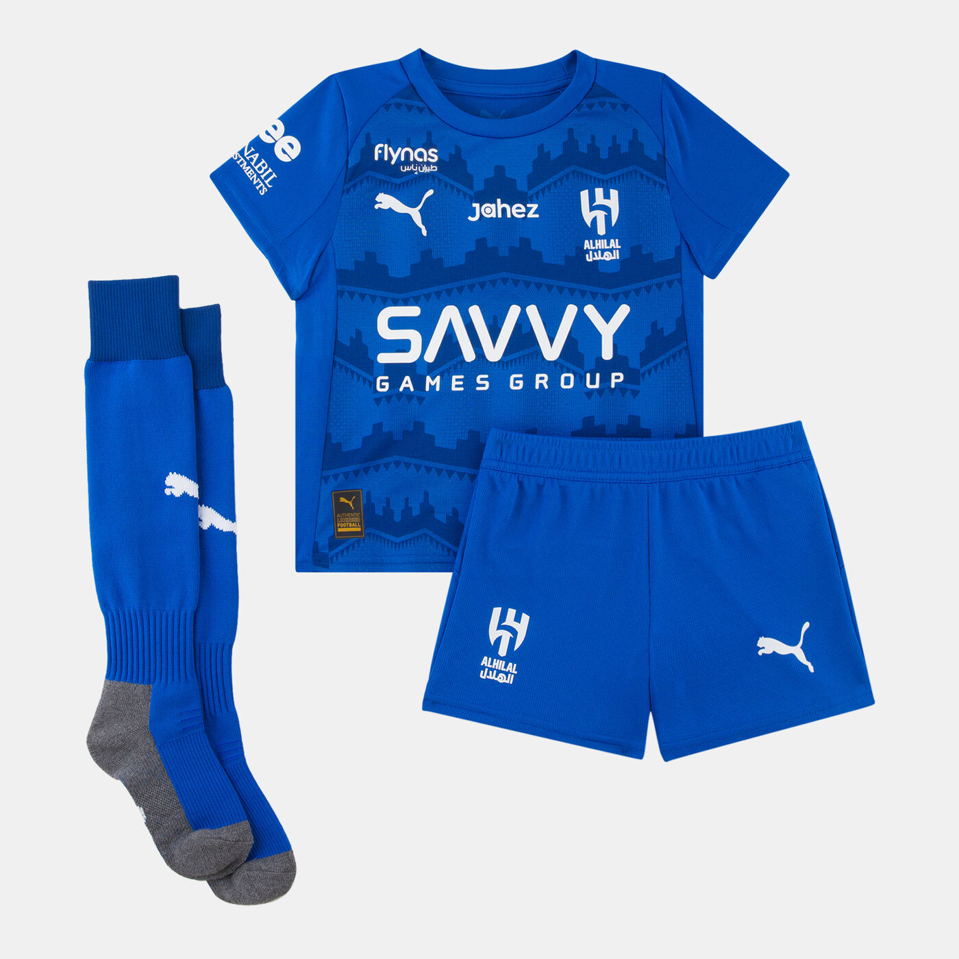 Kids' Al Hilal Home Replica Football Mini Kit