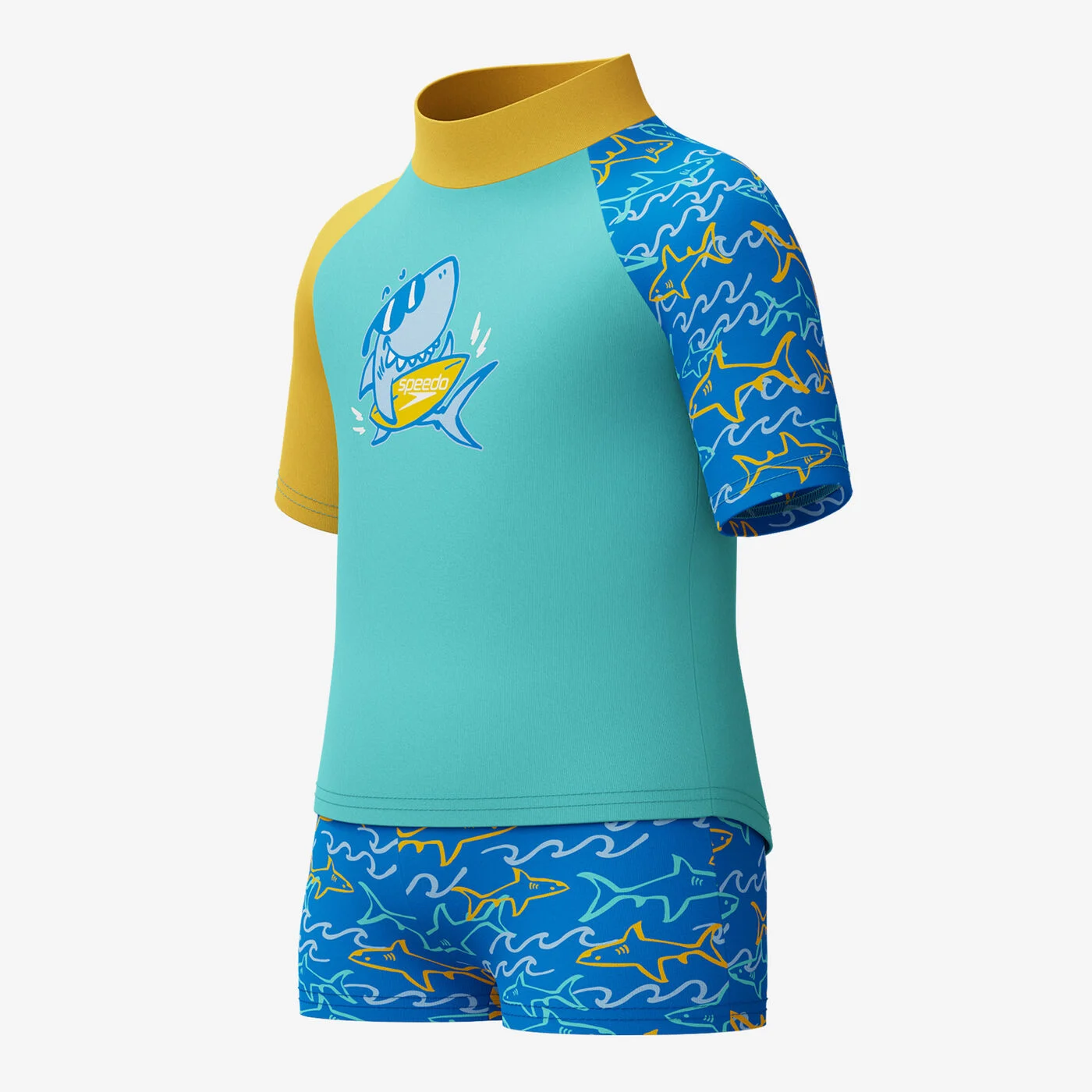 Kids' Digital Rashguard and Jammers Set