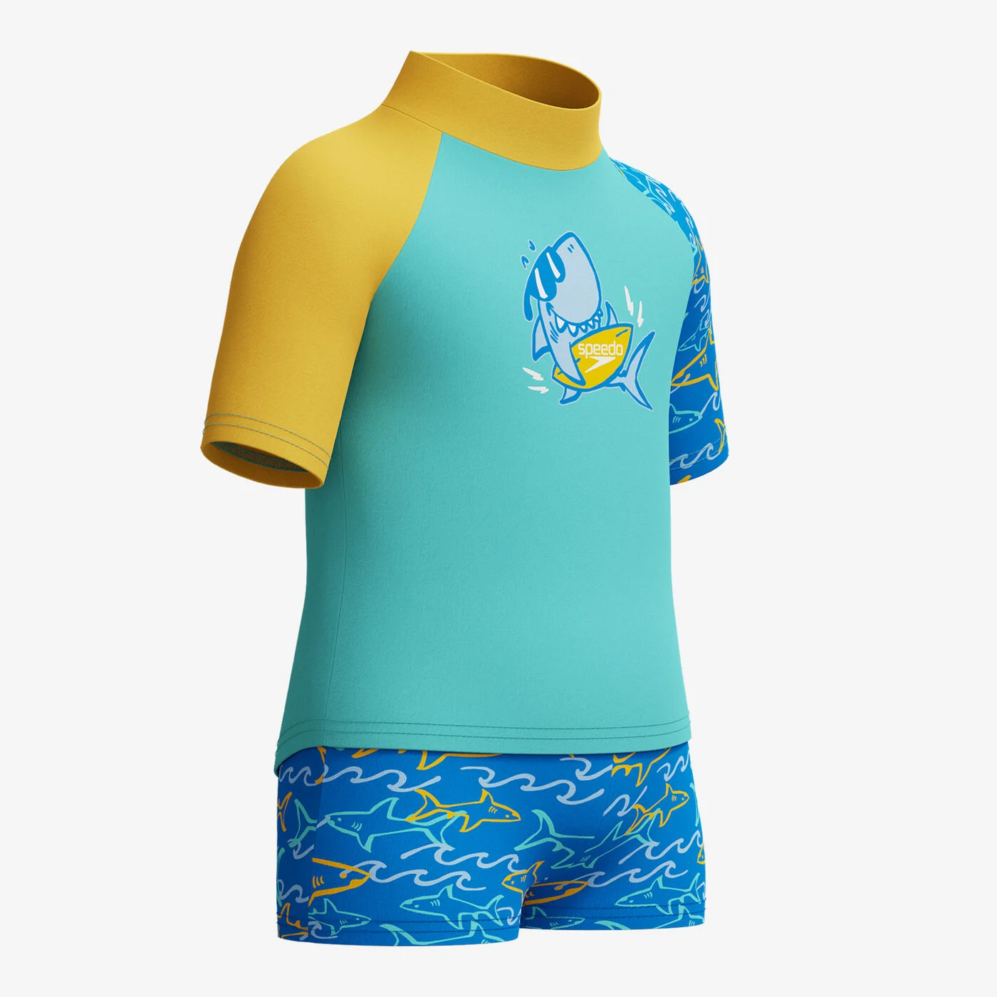 Kids' Digital Rashguard and Jammers Set
