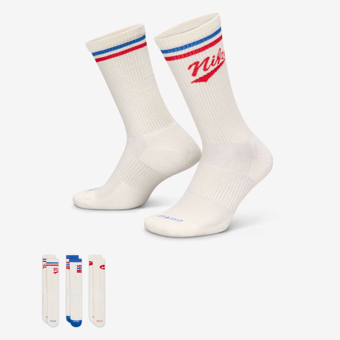 Everyday Plus Dri-FIT Crew Socks (3 Pairs)